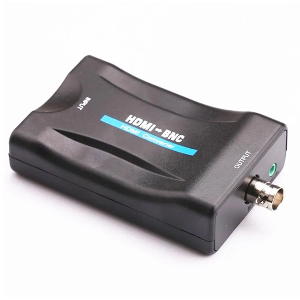NTSC Цифровой композитный Мини Мультимедийный USB порт видео конвертер PAL сигналы аксессуары коммутатор коробка аудио адаптер HDMI к BNC