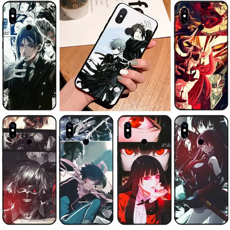 

Anime Manga Cartoon Japanese Phone Case For Xiaomi Redmi Note 4 4x 5 6 7 8 pro S2 PLUS 6A PRO