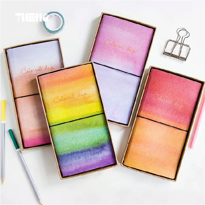 

19.5*10cm 2020 Notebook Gradient Rainbow Notebook Planner Book Assembly Book Agenda 2019 2020 Journal Weekly Planner Diary 2020