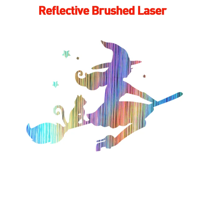 Creative Witch Car Decal Waterproof Self-Adhesive Removable Car Sticker Scratch Cover Decal Auto Decoration ReflecBrush