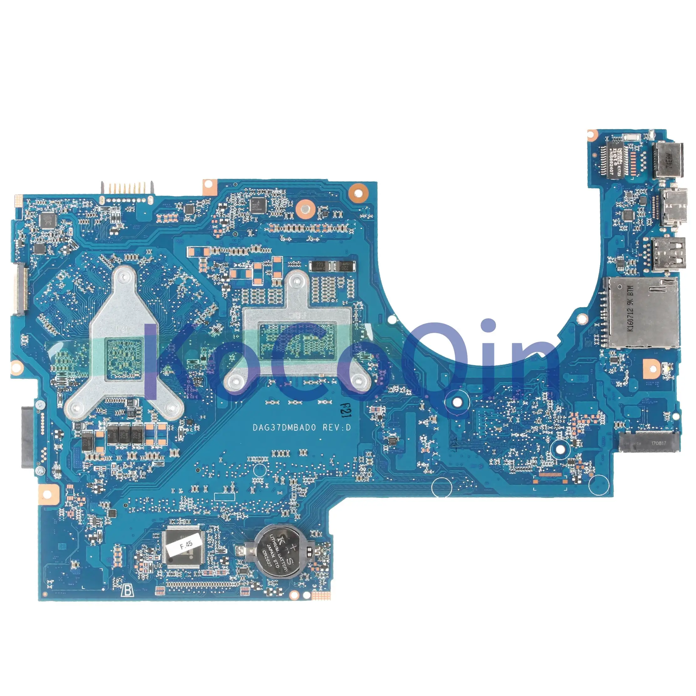 New  KoCoQin Laptop motherboard For HP Pavillion 17-AB 17-W I5-7300HQ GTX1050 Mainboard 915468-001 91546