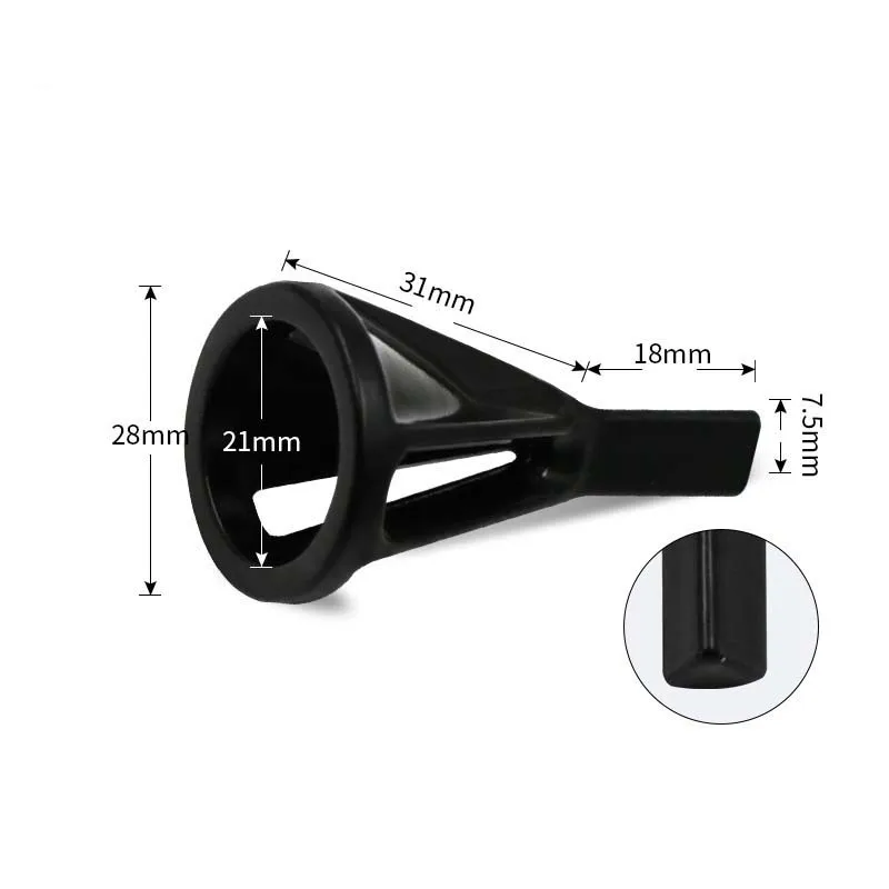 7Bright black triang Шестигранный треугольный хвостовик из нержавеющей стали для удаления заусенцев, инструменты для сверла, сверления дерева, снятия заусенцев, инструмент для внешней фаски - Цвет: 7Bright black triang