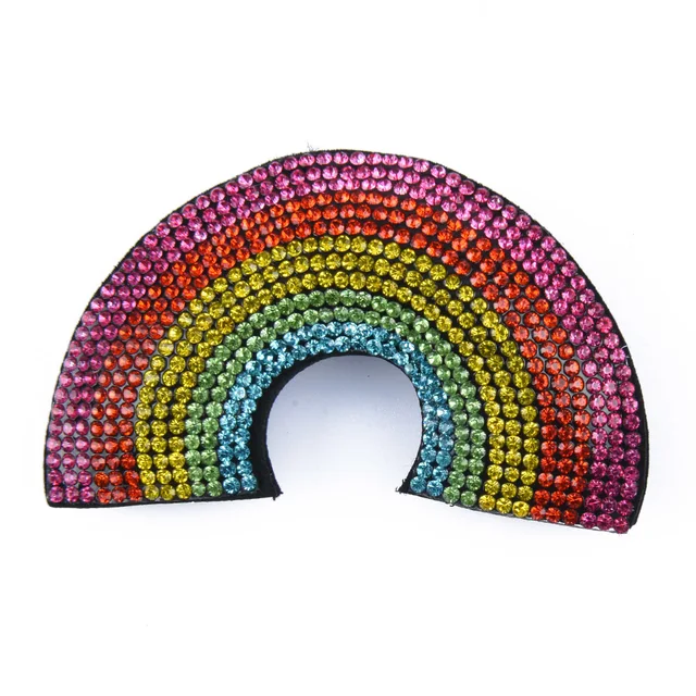 Hot Sale 1 Pcs Full Crystal Fabric Croc Shoe Charms Bling Embroidery Pink Shoes Decorations Grey Bear Clog Shoes Accessories b6028