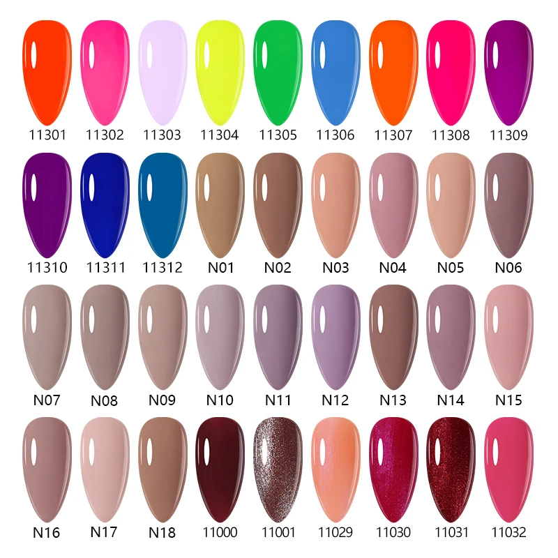 NAILCO UV 젤 네일 폴리시, 여름 컬러, 레이키리 하이브리드 버니스 네일 젤, LED 네일 아트 젤 락 디자인 세트, 매니큐어 시리즈, 15ml