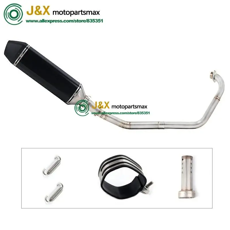 Полная выхлопная система мотоцикла Escape slip on для yamaha YZF R15 MT15 MT-15 2008- средняя труба глушителя DB-Killer