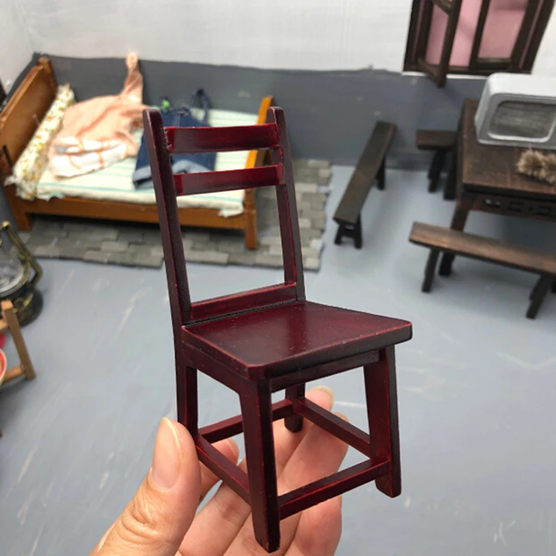 dollhouse wooden chair