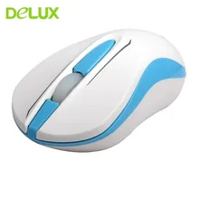 Delux мини 3D беспроводная мышь для детей USB оптическая эргономичная офисная маленькая ручная мышь 1000 dpi компьютерная мышь для ПК ноутбука