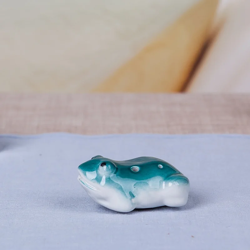 Ocarina 6 Hole Frog Small Ocarina Alto C Tone Beginner Tourist Souvenir Teaching Toys Ceramic Pendant