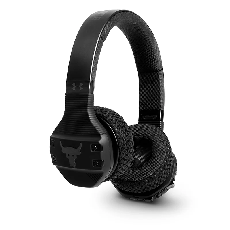Original JBL UA TRAIN ROCK IPX4 Waterproof Bluetooth Wireless Headphones HiFi Sports Flat Fold Headphone with Mic