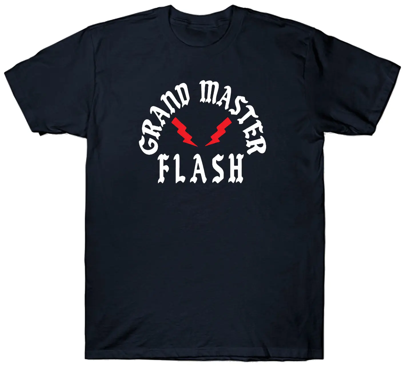 Футболка GRAND MASTER FLASH Мужская в стиле рэп крутая Повседневная тенниска с принтом