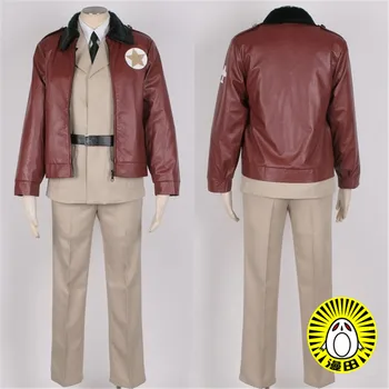 

APH Alfred F. Jones Cosplay Costume United States Pilot Uniform Suit Role Play Clothing Custom-Make Any Size