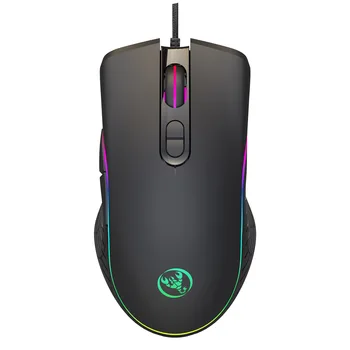 

RGB luminous gaming mouse 4-speed adjustable 6400DPI gaming office wired mouse notebook desktop office dedicated