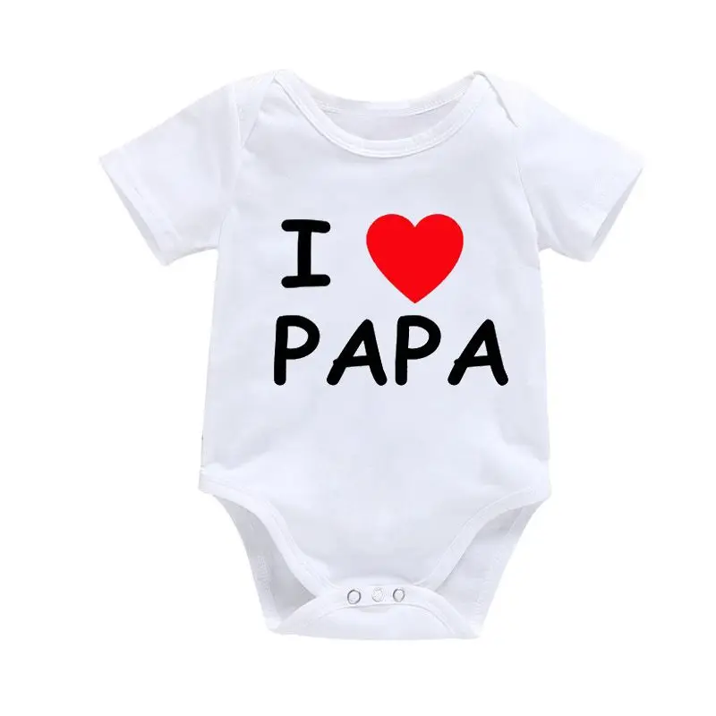 papa Боди для новорожденных; одежда для маленьких девочек и мальчиков; боди для близнецов; Daddys; комбинезон для Близнецов с короткими рукавами; Одежда для маленьких девочек; комбинезон - Цвет: papa