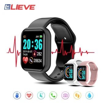 

Y68 Sports Smart Watch Life Waterproof Watch Blood Pressure Heart Rate Monitor Soft Silicone 1.3 Inch Smart Bracelet Smartwatch