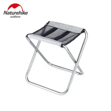 Folding Stool Fishing-Chair Naturehike Camping Backrest Pony Outdoor Aluminum-Alloy Portable