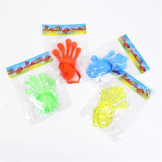 2Pcs Kids Sticky Hands Palm Party Favor Toys Novelties Prizes Birthday Gift toys for children Sticky Toy Antistress Deformed Toy 5