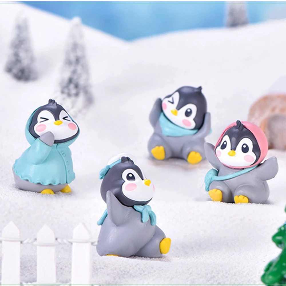 

Cute Random Figure Little Penguin Small Statue Miniatures Ornaments Decoration Crafts Figurine