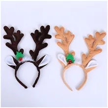 Reno diadema cuernos Cosplay cuernos Navidad ciervos orejas diadema accesorios navideños para cabello ofertas de Navidad