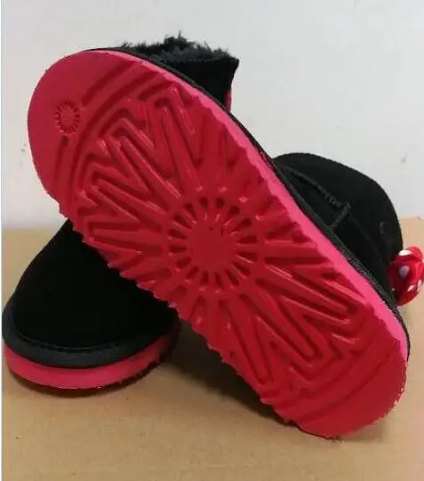 Brand new fashion Classic high quality Mickey Australia winter boots real leather Bailey Bowknot women's bailey snow boots