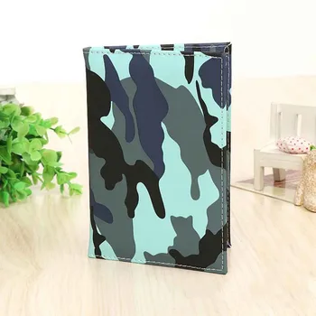 

Unisex Travel Camouflage Passport Cover Fashion Credit Card ID Case Wallet High capacity Clip Coin Purse Wallet cartera hombre