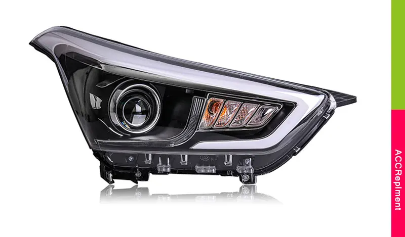 Автомобильный Стайлинг для hyundai IX25 фары- IX25 светодиодный фонарь светодиодный drl H7 hid Bi-Xenon двойные линзы ближнего света