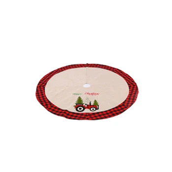 

Christmas Tree Skirt / Tractor Pattern Christmas Tree Skirt / Christmas Tree Bottom Decorations / Christmas Decoration