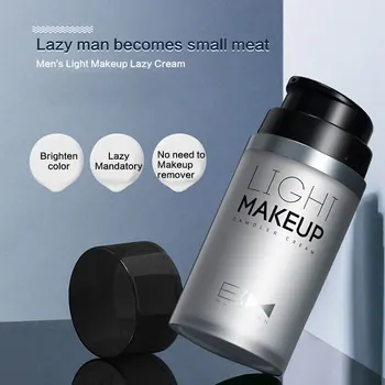 

Male Lazy Concealer Moisturizing Cover Acne Freckles Brighten Skin Color Toning Cream Face Cream Good Use Q1