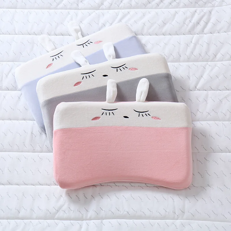 Baby Cartoon Slow Rebound Memory Foam Pillow Health Care Soft Infant Toddler Sleep Memory Pillow Neck Protection Pillow