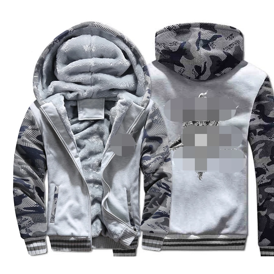 Мужские толстовки на заказ 13 - Цвет: Light Gray