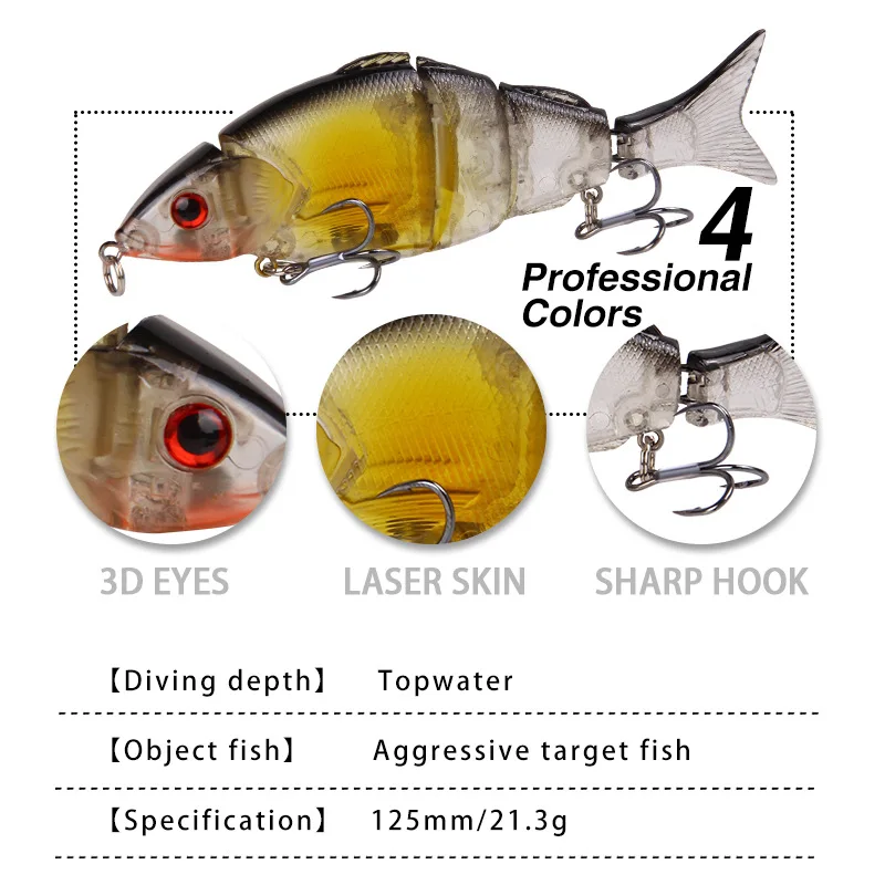 Рыболовная приманка 1 шт. аксессуары для рыбалки искусственная 12 5 см 21 3 г