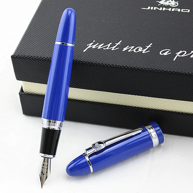 JINHAO 159 металлический бренд F Перо авторучка высокое качество чернильные ручки школьные бизнес принадлежности для студентов подарок