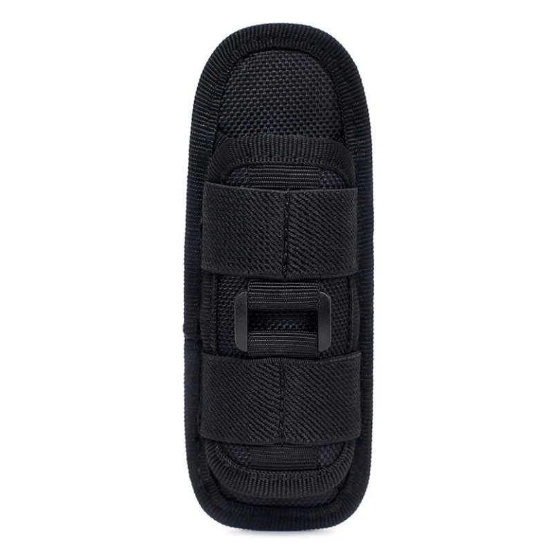Tactical 360 Degrees Rotatable Flashlight Pouch Holster Case For Belt Portable Torch Cover Holder Hunting Lighting Accessories
