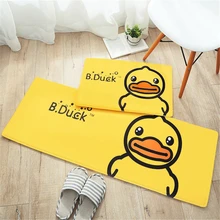 Ковер с изображением желтой утки для дома, гостиной, креативного дома, трендовая подушка, коврик для двери дома, двери ванной комнаты, противоскользящий