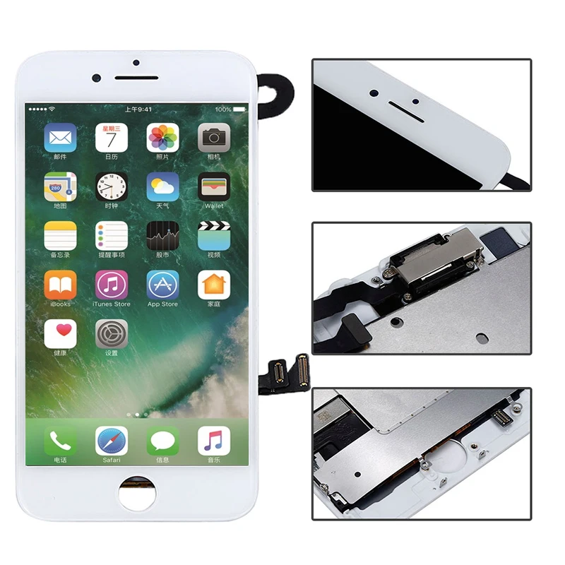 ЖК-дисплей+ сенсорный экран дигитайзер AAA+ высокое качество для iPhone 7 lcd
