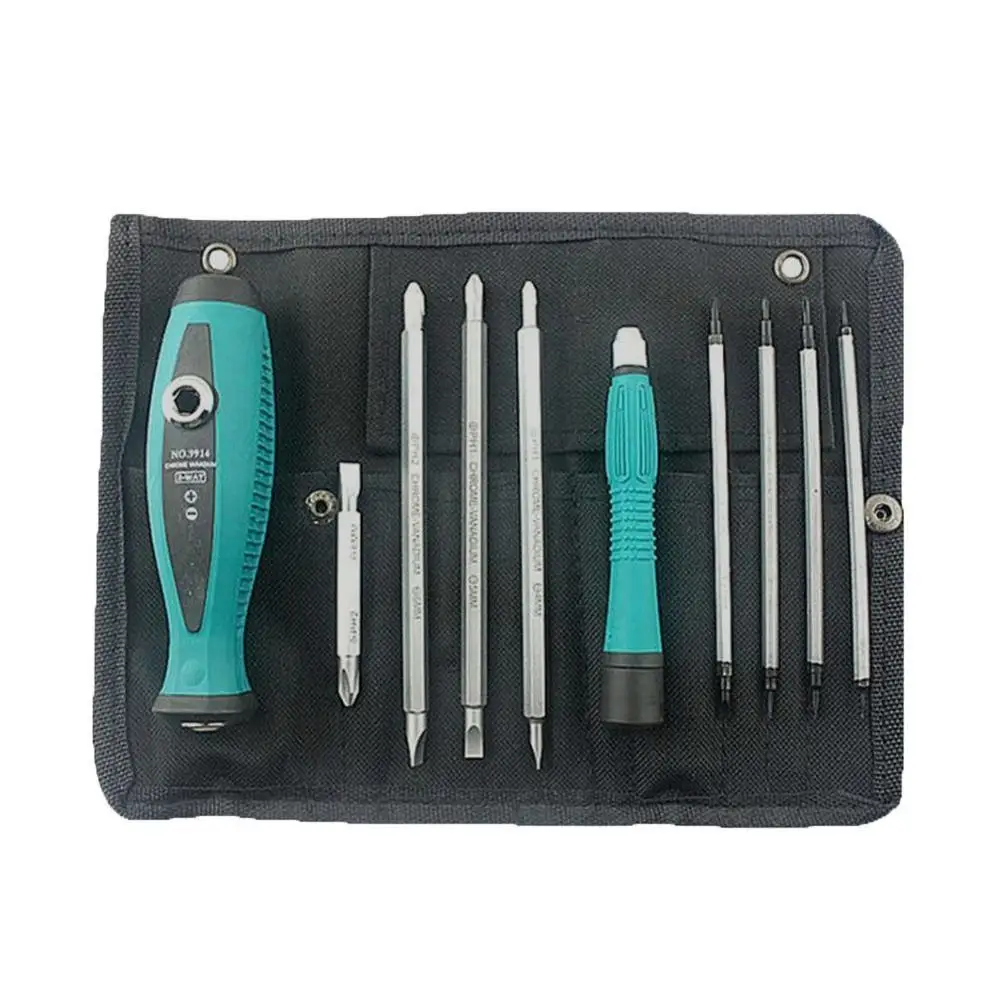 

10Pcs/Set Precision Screwdriver Set Phillips Slotted Star With Magnetic Multitool Home Appliances Repair Hand Tools