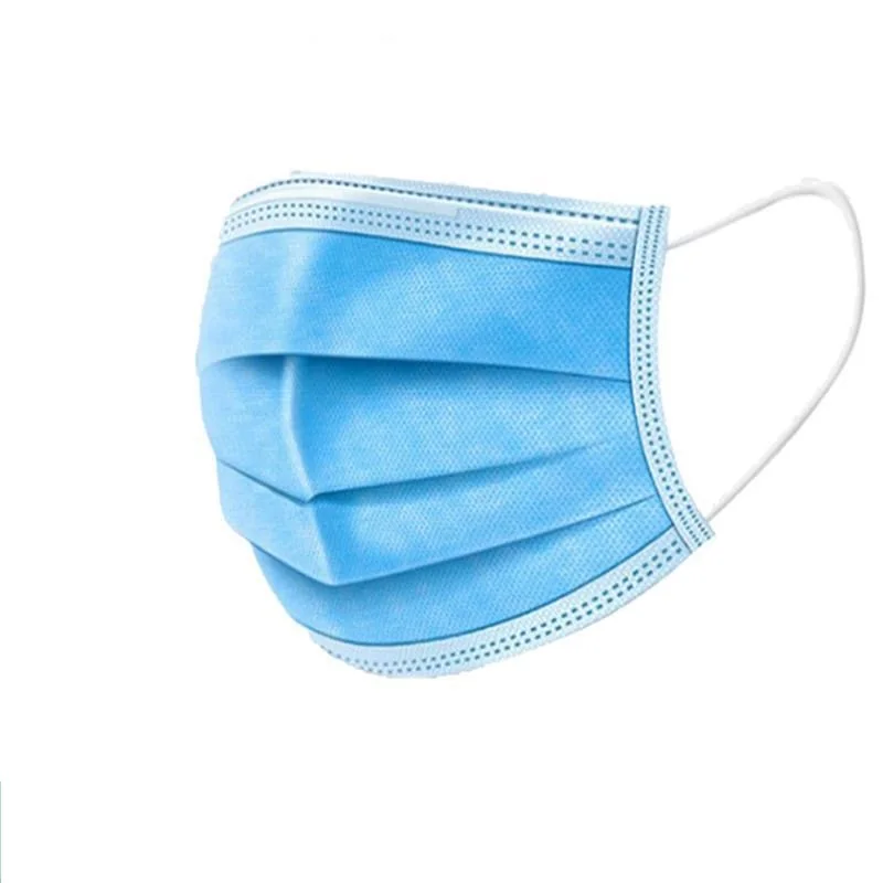 

10 PCS 3Layer Non Woven Disposable Anti-Dust Face Mask Dustproof Disposable Mouth Face Mask Earloop Mouth Cover For Women Man