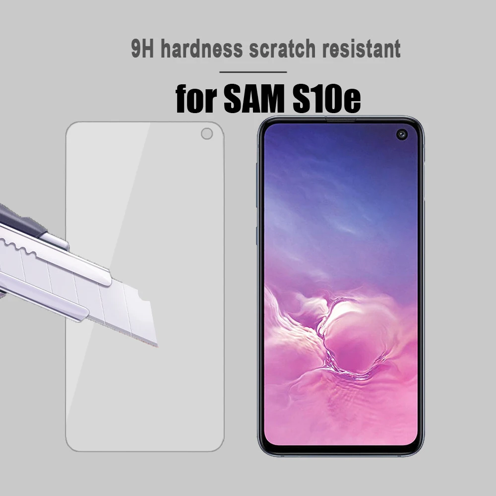DHL 100 шт Для samsung S2 S3 S4 S5 S6 mini S7 edge S8 S9 Plus S10e 9H полный клей прозрачное закаленное стекло