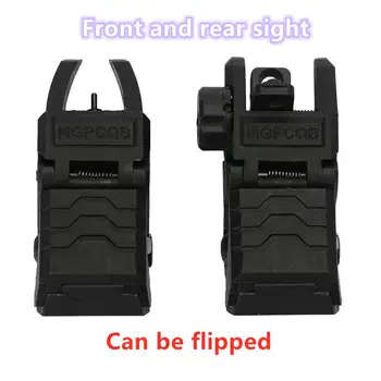 

Magorui Tactical Flip up Sight Front Rear Sight Backup Sight Rapid Rifle RTS Sight