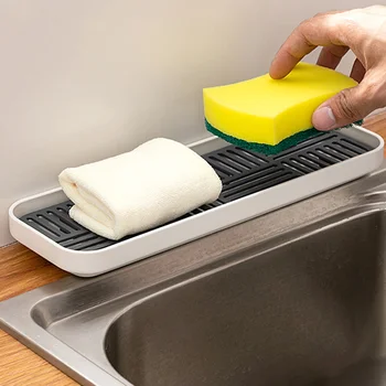 

Fruit Vegetables Home Hollowed Out Grids Design Storage Tray Detachable Kitchen Accessory Dish Drainer Double Layers Easy Clean