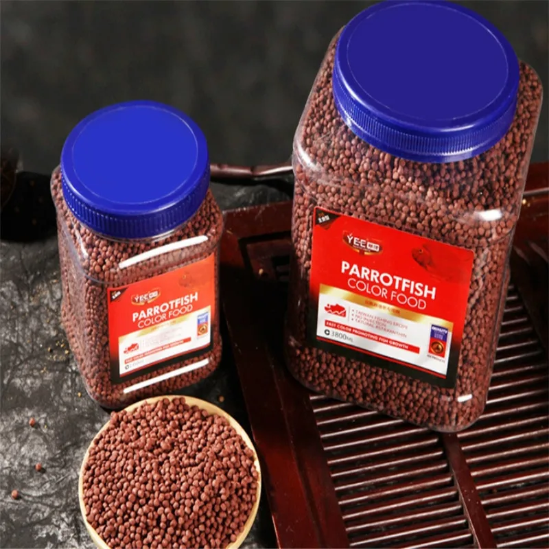 Рыбий попугай cichild fish food graules поплавок на воде гигантская кровь Золотая рыба