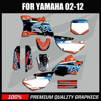 

Motorcycle Graphics Background Decal Sticker Kit for Yamaha YZ85 YZ 85 2002 - 2014 2004 2006 2008 2010 2012