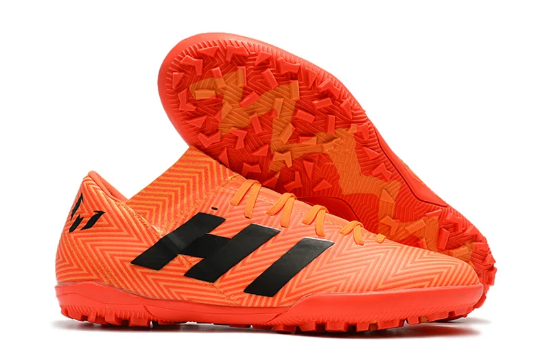 Новое поступление Nemeziz Messi Tango 18,3 TF IC дерн бутсы высокие лодыжки 18 Мужская футбольная обувь футбольные бутсы Бутсы Размер 6,5-11 - Цвет: 6
