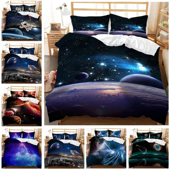 

Space Series Two/three-piece Bedding Set Foreign Trade 3D Digital Printing Kit Home Textile Quilt Cover Children Bedding Set