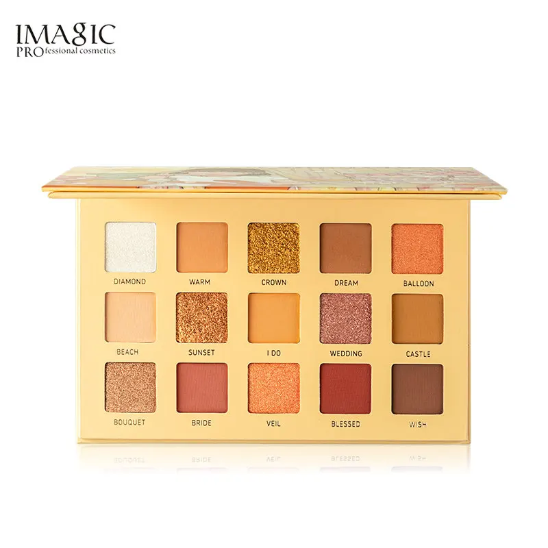 IMAGIC Eyeshadow Palette 15 Colors Matte Shimmer Glitter Matte Paleta Maquillaje Profesional Dream Back Childhood Theme Makeup - Цвет: 2