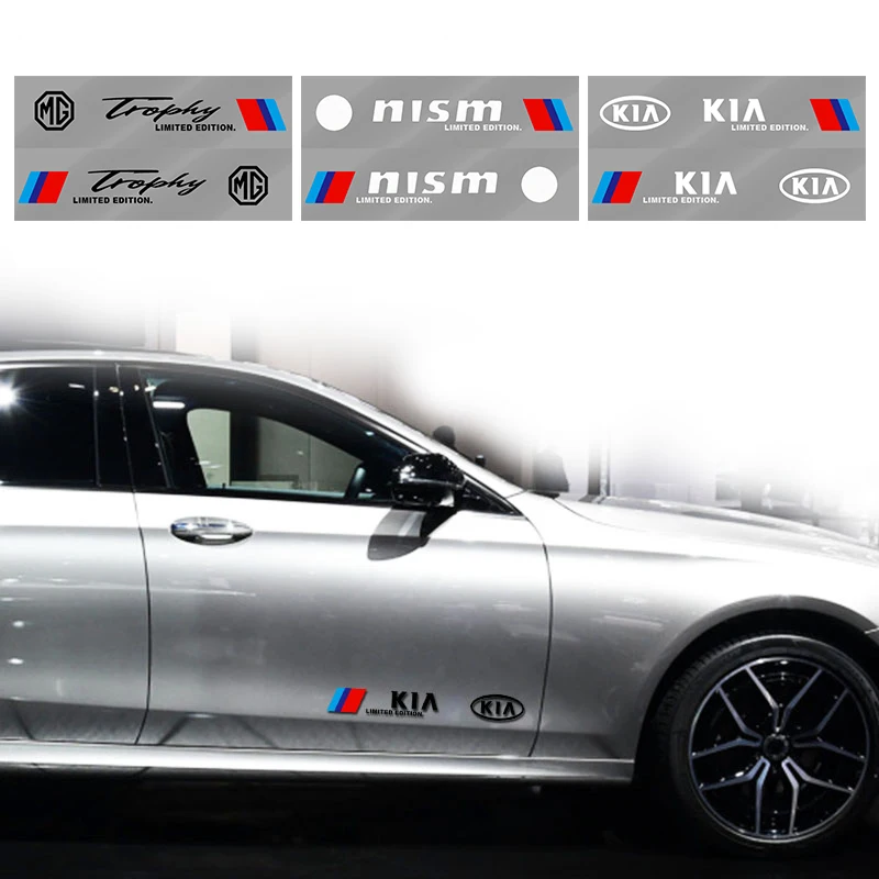 2pcs Car Stickers Both Side Decoration Styling Decal For Volvo C70 C30 S80 T6 AWD S40 S60 S90 XC40 XC60 XC90 V40 V50 V60 V70 | Автомобили