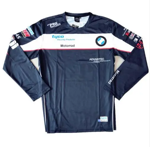 Motor Sports Motorcycle Racing Motocross Men's Long Sleeve For BMW T-shirt Mens