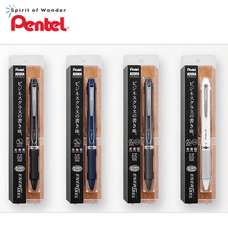 1 шт. PENTEL Trinity многофункциональный автоматический карандаш+ 0,5 мм нейтральная ручка XBLW355A Черный Красный Синий Многофункциональные Канцелярские Принадлежности