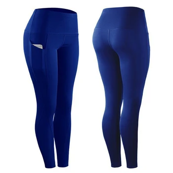 

Women Breathable Pants High Waist Workout Leggings Pocket for Running Sports Hot Sales