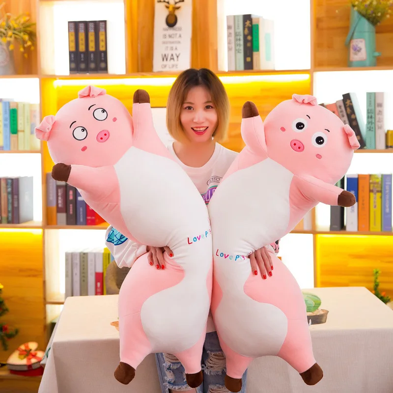 

Meng Pig Pillow Software Pigskin Doll Strip Pigskin Plush Toys Hot Selling Doll Creative Birthday Gift