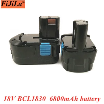 

18V 6800mah Replacement Li-ion Battery For Hitachi BCL1830 BCL1815 BCL1820 EBM1830 Rechargeable Power Tools Battery